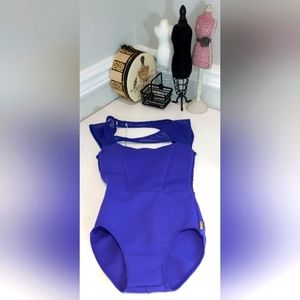 Cleo Harper Purple One Piece Swimsuit/Activewear NWT